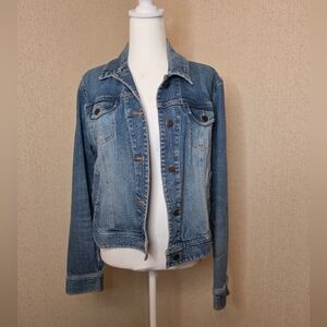 Ann Taylor Loft Denim Jean Jacket Trucker Coat